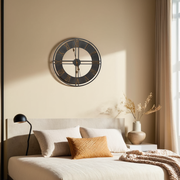 Rustic Industrial - Wall Clock | Vintage Clock | Hanging Clock | Decorative Clock |Home Decor | Wall Decor | Vintage Deco